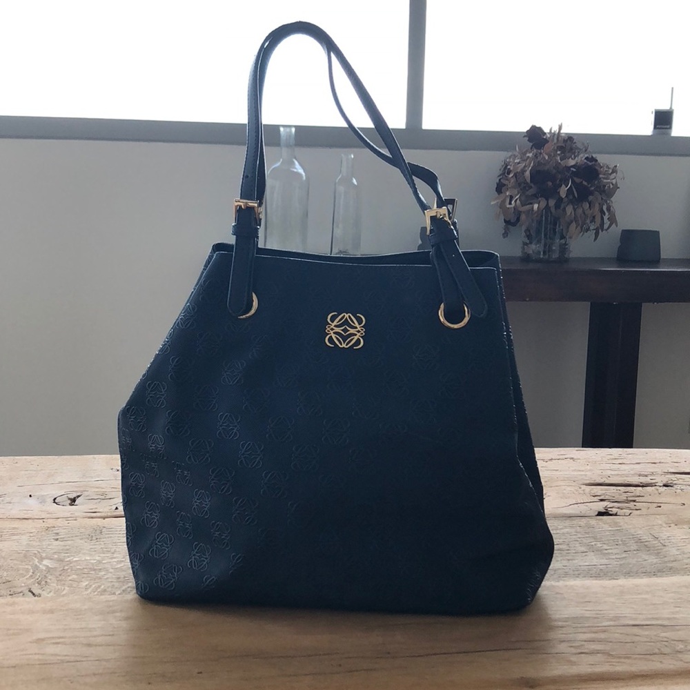 Navy blue Loewe bag